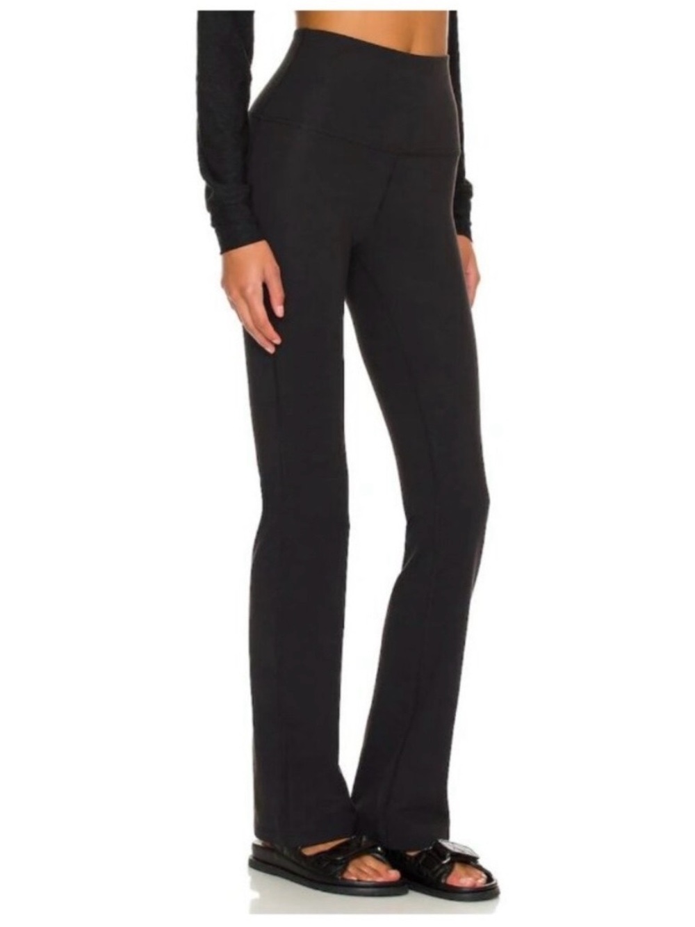 Beyond Yoga High Waisted Bootcut Flare Pants Athleisure Gym Leggings Black Small